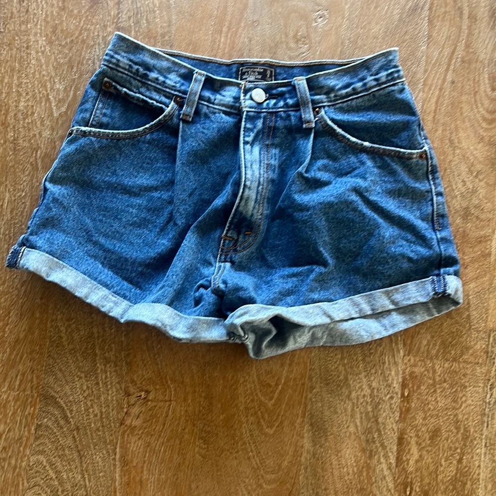abercrombie & fitch annie high rise short